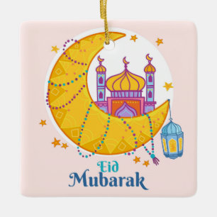 Eid Mubarak Keramik Ornament