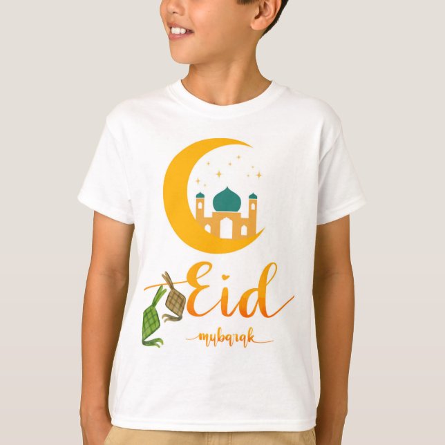 Eid Mubarak Kids T - Shirt Design (Vorderseite)