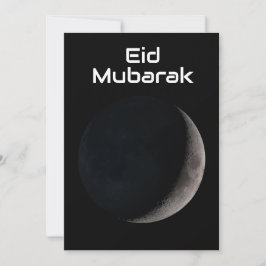 Eid Mubarak Mondfeiertag Gruß Ankündigung