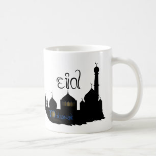 Eid Mubarak Moscheen-Silhouette - Tasse