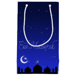 Eid Mubarak Night Stars Moschee Kleine Geschenktüte