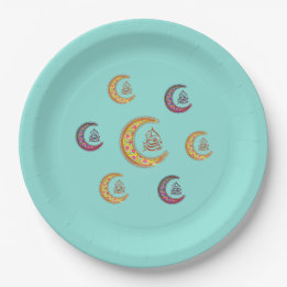 eid mubarak Papier Teller ع ي د م ك ب ا ر