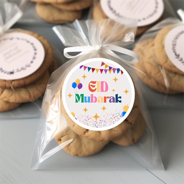 Eid Mubarak Party Favor Aufkleber (Von Creator hochgeladen)