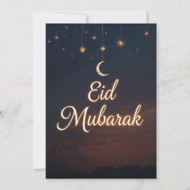 Eid mubarak Personalized modern Card Einladung