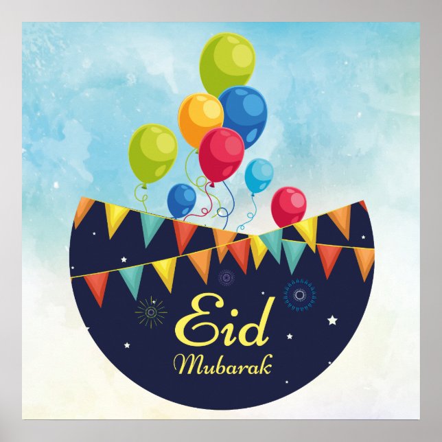 Eid Mubarak Poster (Vorne)