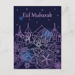 Eid Mubarak Postkarte