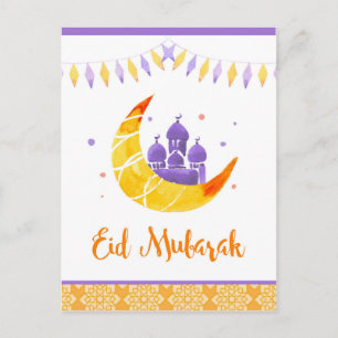 Eid Mubarak, Ramadan-Karte Postkarte
