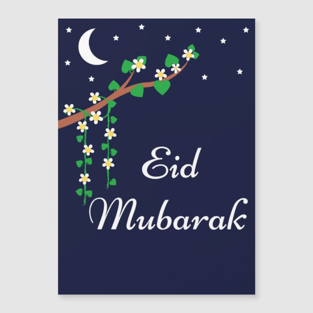 Eid Mubarak - Ramadan Magnetkarte (Vorderseite)