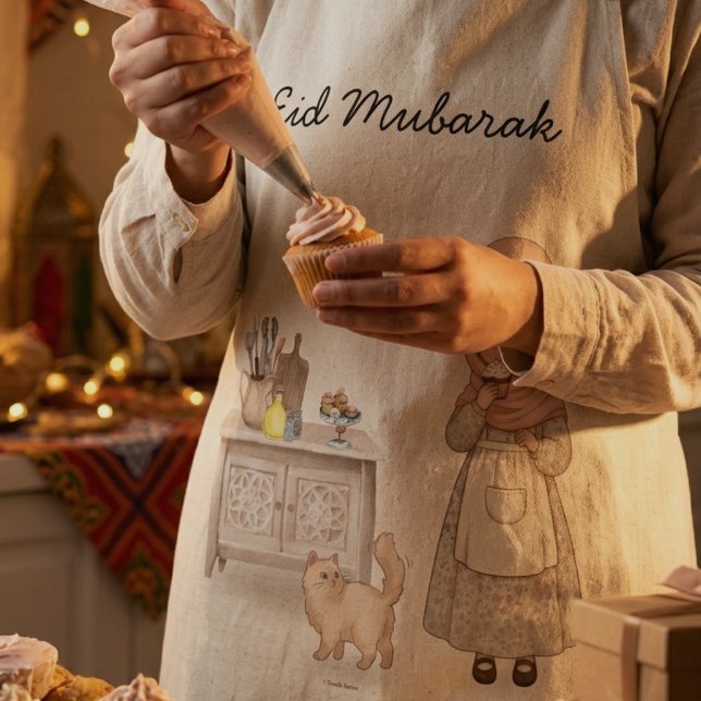 Eid Mubarak Schürze Muslimisches Frauengeschenk (Von Creator hochgeladen)