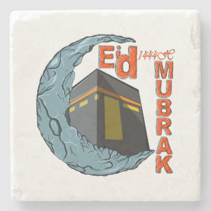 Eid mubarak steinuntersetzer