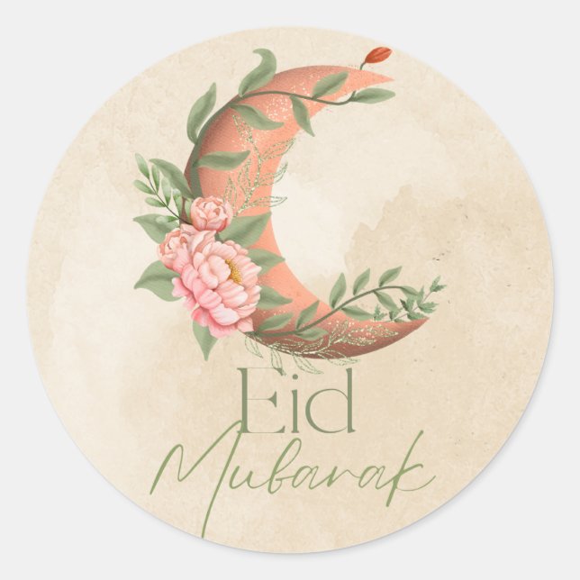 Eid Mubarak Sticker (Vorderseite)