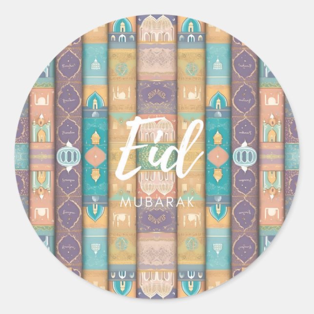 Eid Mubarak Stickers (Vorderseite)