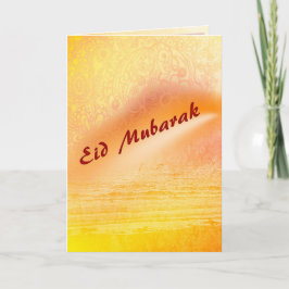 Eid Mubarak - Sunset Eid Holiday Card Feiertagskarte