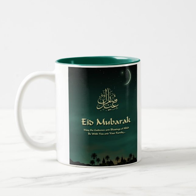 Eid Mubarak Tasse (Links)