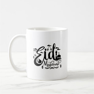Eid Mubarak Typografy Tasse