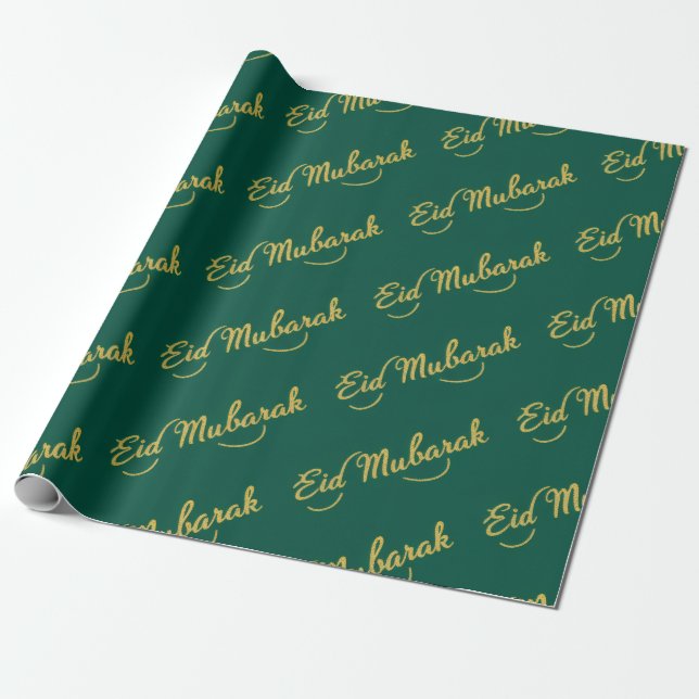 Eid Mubarak Wrapping Paper Geschenkpapier (Ungerollt)