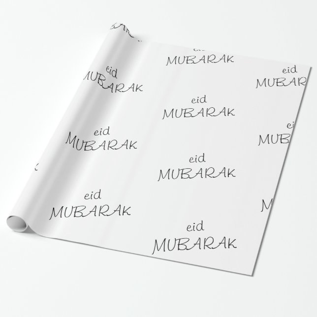 Eid Mubarak Wrapping Paper Geschenkpapier (Ungerollt)