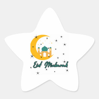 Eid on Stars Stern-Aufkleber