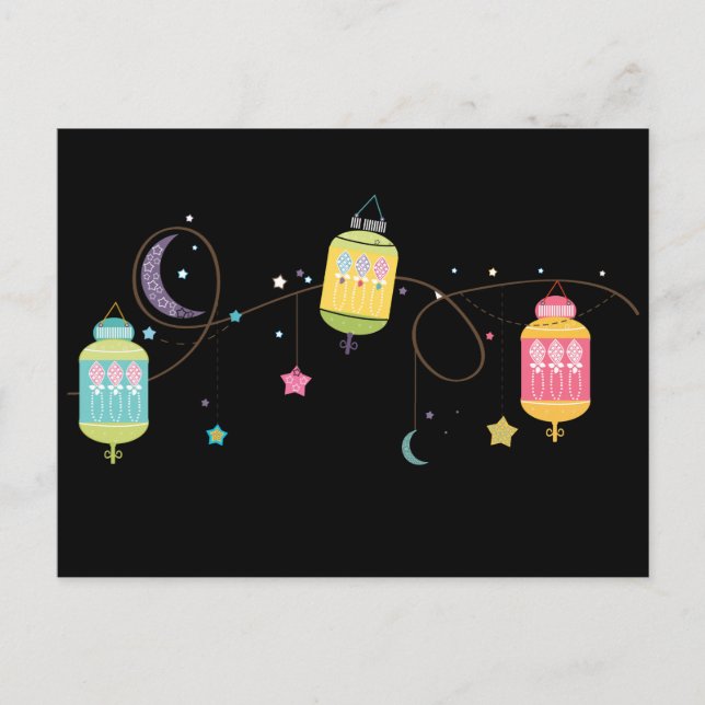 Eid Postcard Postkarte (Vorderseite)