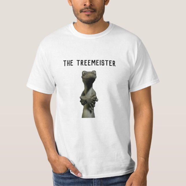 Eidechse auf saurem Treemeister Shirt (Vorderseite)