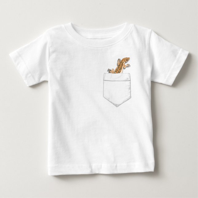 Eidechse in Ihrer Tasche Baby T-shirt (Vorderseite)