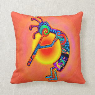 Eidechse Kokopelli Wurfs-Kissen Kissen