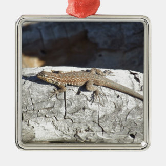 Eidechse Silbernes Ornament