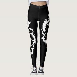 Eidechsen-Leggings-Reptil-Tier-Kunst-Leggings Leggings