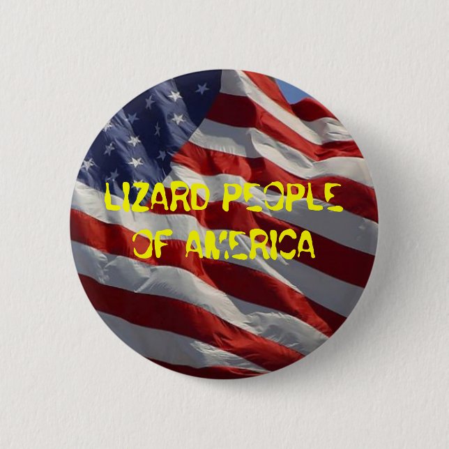 EIDECHSEN-LEUTE VON AMERIKA BUTTON (Vorderseite)