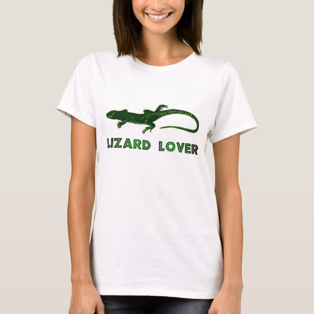 Eidechsen-Liebhaber T-Shirt (Vorderseite)