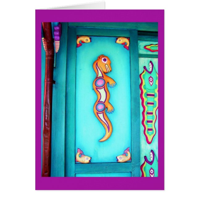 Eidechsen-Wand-Kunst (Vorne)