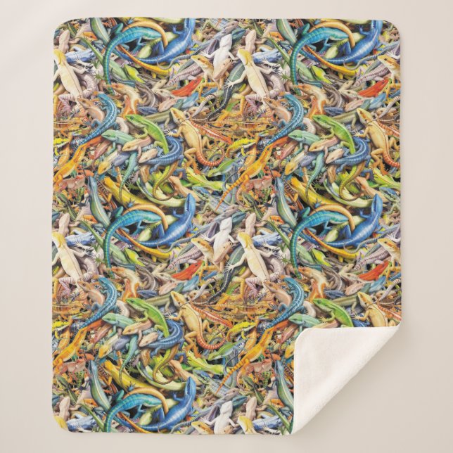 Eidechsenklumpen Sherpadecke (Vorderseite)