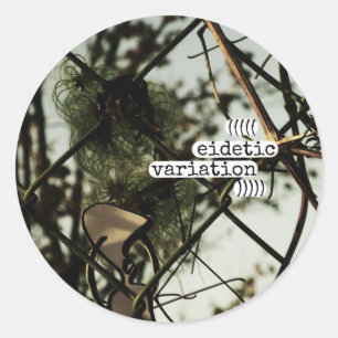 eidetische Veränderung Runder Aufkleber
