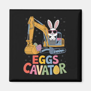 Eier-Bagger-Osterhase-Bagger-Kleinkind-Jungen E Magnet