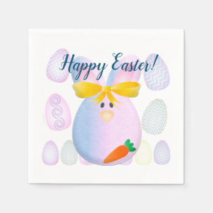 Eier & Bunnies Ostern bereit Serviette