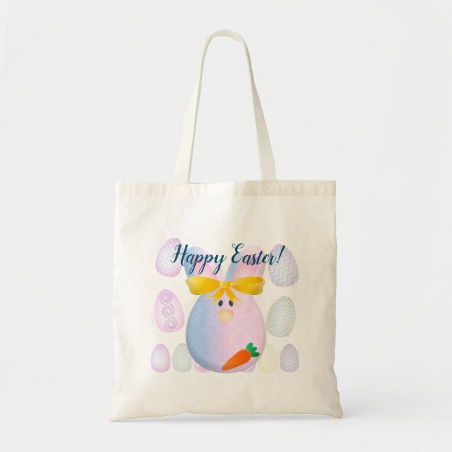 Eier & Bunnies Ostern bereit Tragetasche (Vorne)