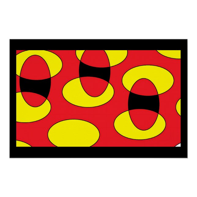 Eier eines Dämons - Ken Gage Abstrakte Kunst Poster (Vorderseite)