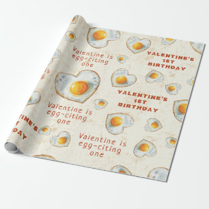 EIER-ERREGENDE BBQ-KINDERGEBURTSTAGSFEIER GESCHENKPAPIER