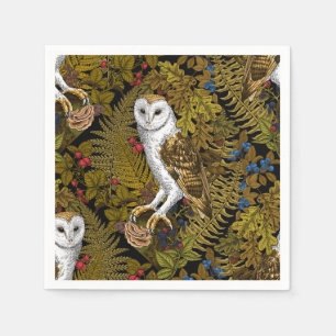Eier, Farne, Eichen und Beeren 2 Serviette