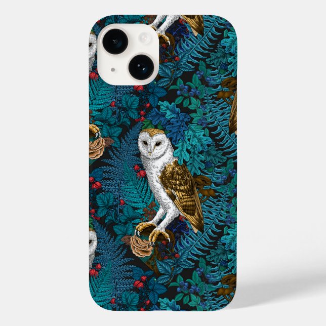 Eier, Farne, Eichen und Beeren 3 Case-Mate iPhone Hülle (Rückseite)