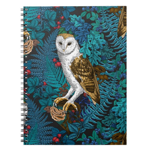 Eier, Farne, Eichen und Beeren 3 Notizblock (Vorderseite)