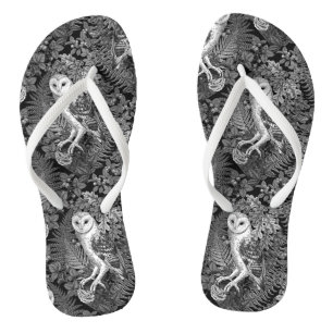 Eier, Farne, Eichen und Beeren 4 Flip Flops