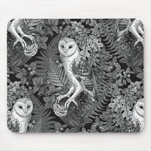 Eier, Farne, Eichen und Beeren 4 Mousepad (Vorne)