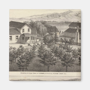 Eier, Haines-Residenzen, landwirtschaftliche Betri Magnet