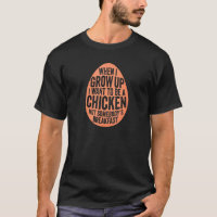 Eier "i Woll to be a Chicken" Pflanze auf der Grun