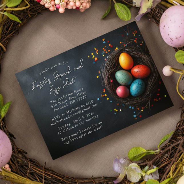 Eier in Ostern Brunch und Eizelljagd Einladung (Von Creator hochgeladen)