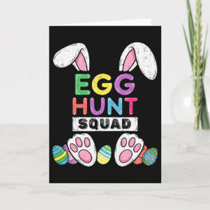 Eier Jagd Squad Shirt Jagdsaison Lustiges Ostern  Karte