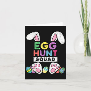 Eier Jagd Squad Shirt Jagdsaison Lustiges Ostern Karte