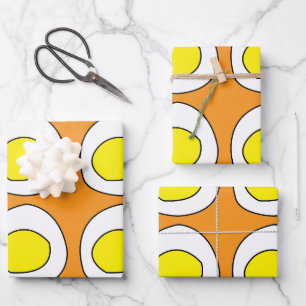Eier Jolk Eier Geschenkpapier Set