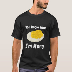 Eier mit Teufelsfüllung, Ihr wisst, warum ich hier T-Shirt